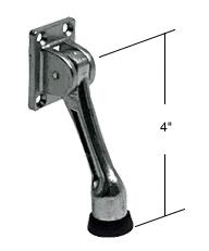 CRL Aluminum Door Mounted 4" Kick-Down Door Holder - Bulk (10)