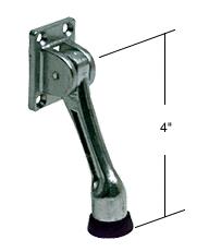 CRL Chrome Finish Door Mounted 4" Kick-Down Door Holder