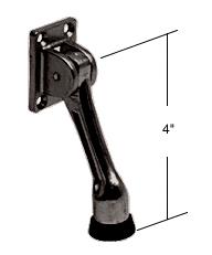 CRL Bronze Door Mounted 4" Kick-Down Door Holder - Bulk (10)