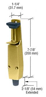 Door Mounted Brass Finish Step-On Door Holder
