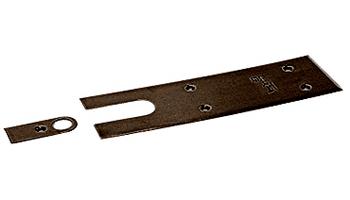 CRL Dark Bronze Finish Cover Plates for Jackson 900 Series Floor Mounted Closer