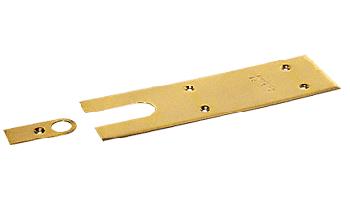 CRL Polished Brass Finish Cover Plates for Jackson 900 Series Floor Mounted Closer
