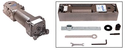 CRL Jackson 900 Series 105 Degree Hold-Open Spring Power Adjustable Floor Mounted Closer With Center-Hung Package