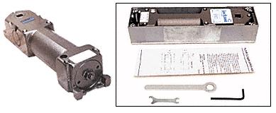 CRL Jackson 900 Series 180 Degree Swing No Hold-Open Backcheck @ 85 Degrees Power Adjustable Floor Mounted Basic Closer Package