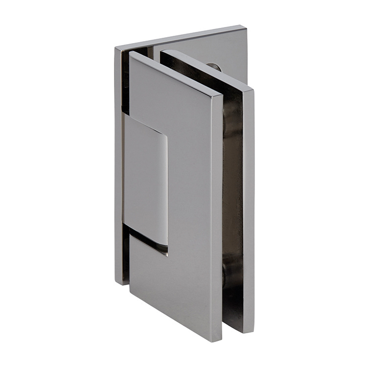 CRL Junior Geneva 044 Series Polished Nickel Wall Mount Offset Back Plate Hinge
