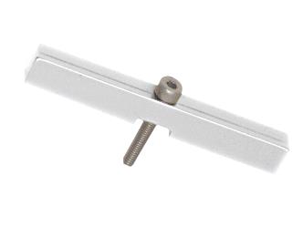 CRL Bright Anodized Junior Header Adapter Block