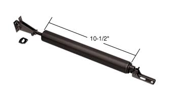 CRL Black Screen and Storm Door Pnuematic Closer; Standard Duty