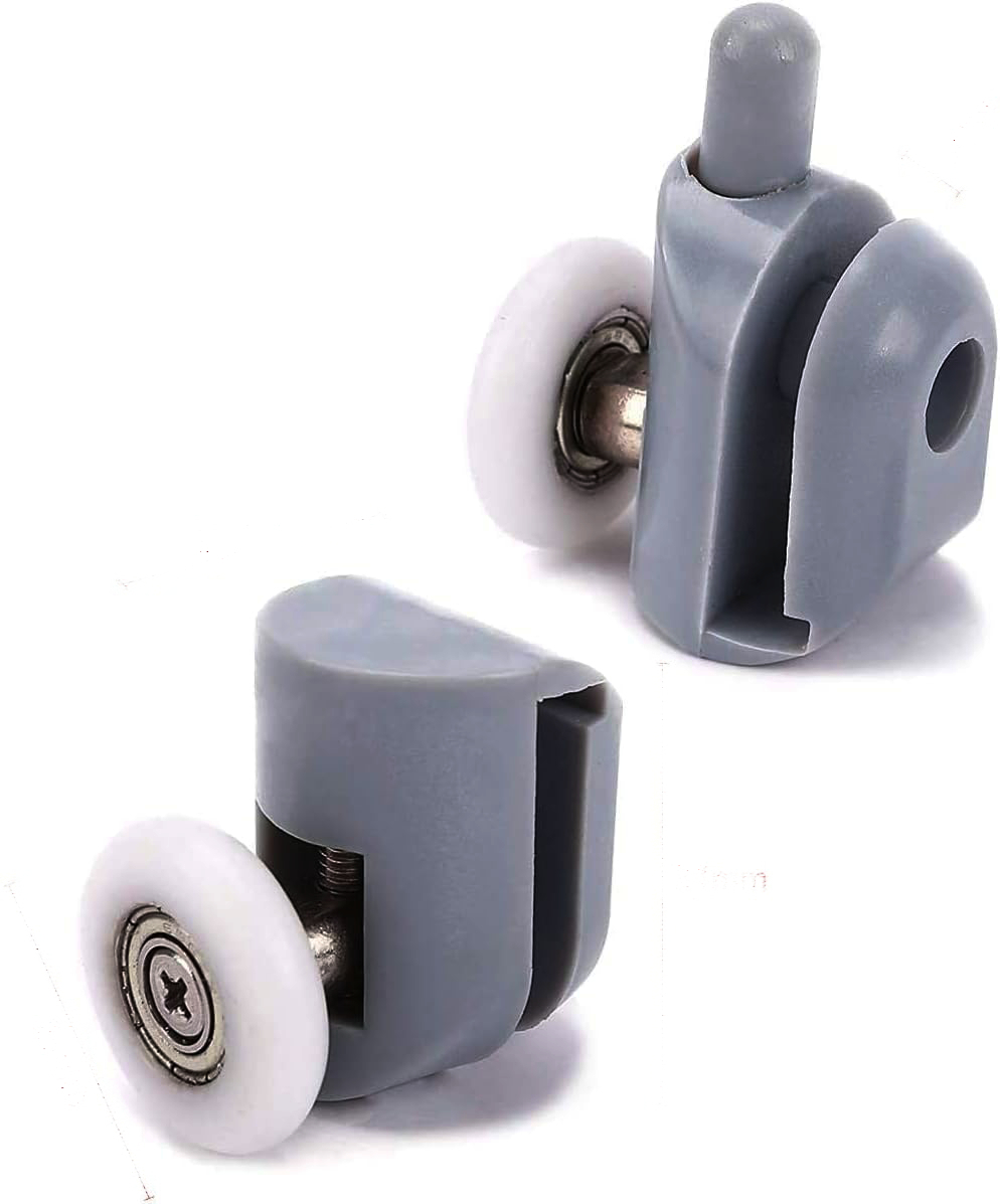 Gordon Glass&#174; Shower Door 7/8" Dia. Ball Bearing Roller Assembly for Sliding Shower Doors (1 Upper Rollers and 1 Bottom Rollers)