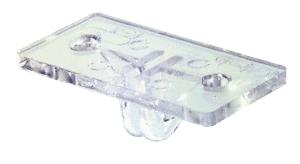 CRL Clear Acrylic Multi-Shelf Back Rest - Pack of 2