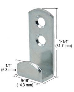 CRL Standard Anochrome Mirror Clip with 5/16" Channel - Package