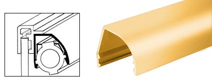 CRL Bright Gold Anodized Reflector Assemblies for Aluminum Showcases (Custom Length)