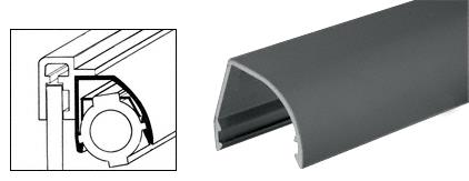 CRL Flat Black Reflector Assemblies for Aluminum Showcases (custom length)