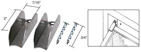 CRL Mill Finish Jiffy Hanger with Nail - Package