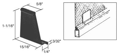 CRL Black Plastic Pull Tab - Package