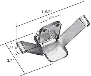CRL Window Screen Retainer Clip #524 - Bulk Package