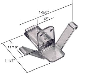 CRL Window Screen Retainer Clip #525 - Bulk Package