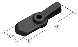 CRL Black Pointer Style Screen Swivel Clip - Package