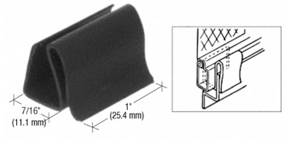 CRL Plastic Screen Retainer Clip Carded - Package