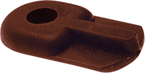 CRL Brown Nylon Flush Screen Clips Carded - Package