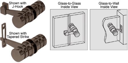 CRL Oil Rubbed Bronze 180 Degree Knob Latch