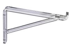 CRL 4" Economy Clear Lucite Shelf Brackets