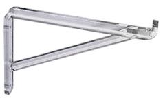 CRL 5" Economy Clear Lucite Shelf Brackets