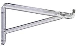 CRL 6" Economy Clear Lucite Shelf Brackets