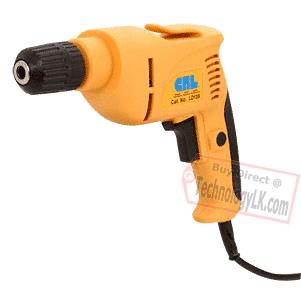 CRL Corded Electric Drill - 3/8" Keyless Chuck - 110 Volts