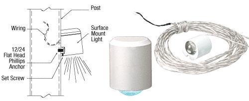 CRL Post Mounted LED Light