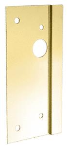 CRL Polished Brass Right Hand 4" x 10" Center Lock Latch Guard