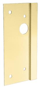 CRL Satin Brass Right Hand 4" x 10" Center Lock Latch Guard