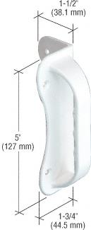 CRL White Gate Handle