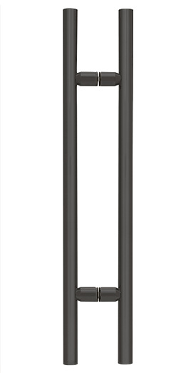 CRL Matte Black 24" Ladder Style Pull Handle