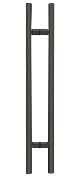 CRL Matte Black 48" Ladder Style Pull Handle