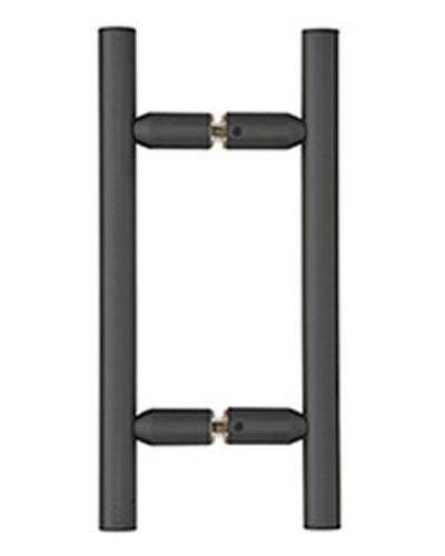 CRL Matte Black 6" Ladder Style Back-to-Back Pull Handle