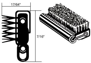 CRL Black Beaded Flexible Belt Molding for 1953-1964 Chrysler - 96 in long