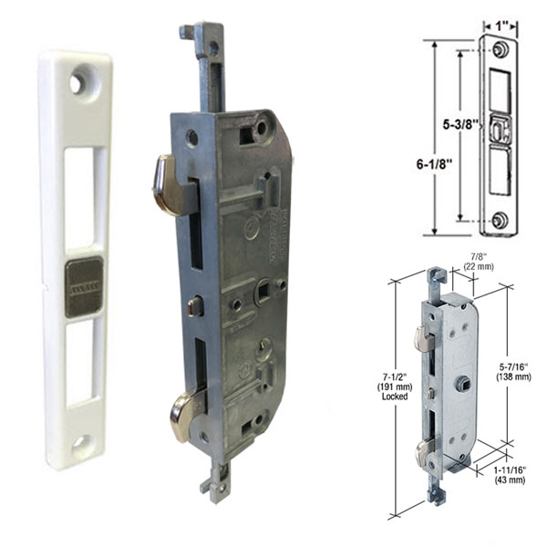 Dual-Point Mortise Lock and Keeper Kit, Works on Milgard Doors