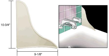 CRL Curved Profile Tub Splash Guard - Package