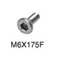 CRL Replacement Flat Head Hex Socket Insert Mounting Screw Pack