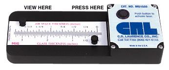 CRL Fractional Scale Glass Thickness Laser