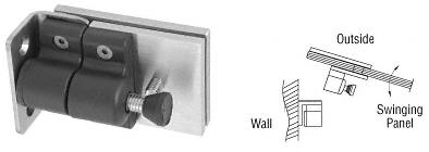 CRL Brushed Stainless Wall/Square Post Mount Gate Latch