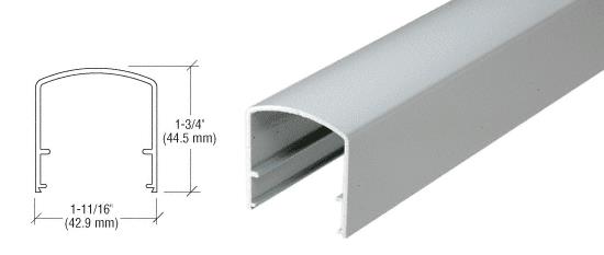 CRL Agate Gray 200, 300, 350 and 400 series Horizontal Mid-Rail - 20'-1" Long