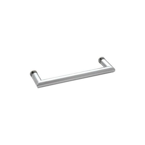 CRL Polished Chrome 18" MT Series Round Tubing Mitered Corner Single-Sided Towel Bar