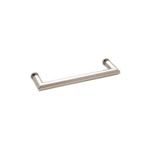 CRL Polished Nickel 18" MT Series Round Tubing Mitered Corner Single-Sided Towel Bar