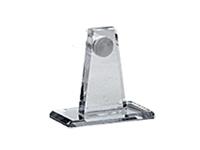Acrylic Mirror Self Stick Bracket Only for 3/4" Acrylic Towel Bar