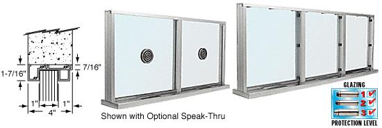 CRL Satin Anodized Aluminum Narrow Inset Frame Multi-Lite Special Window