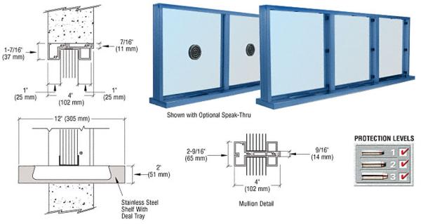 CRL Kynar Painted Aluminum Narrow Inset Frame Multi-Lite Special Window