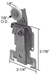 7/8" Nylon Bi-Pass Wardrobe Roller