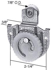 7/8" Nylon Back Wardrobe Roller for Stanley