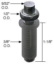 CRL Bi-Fold Door Bottom Pivot, 9/32" Diameter